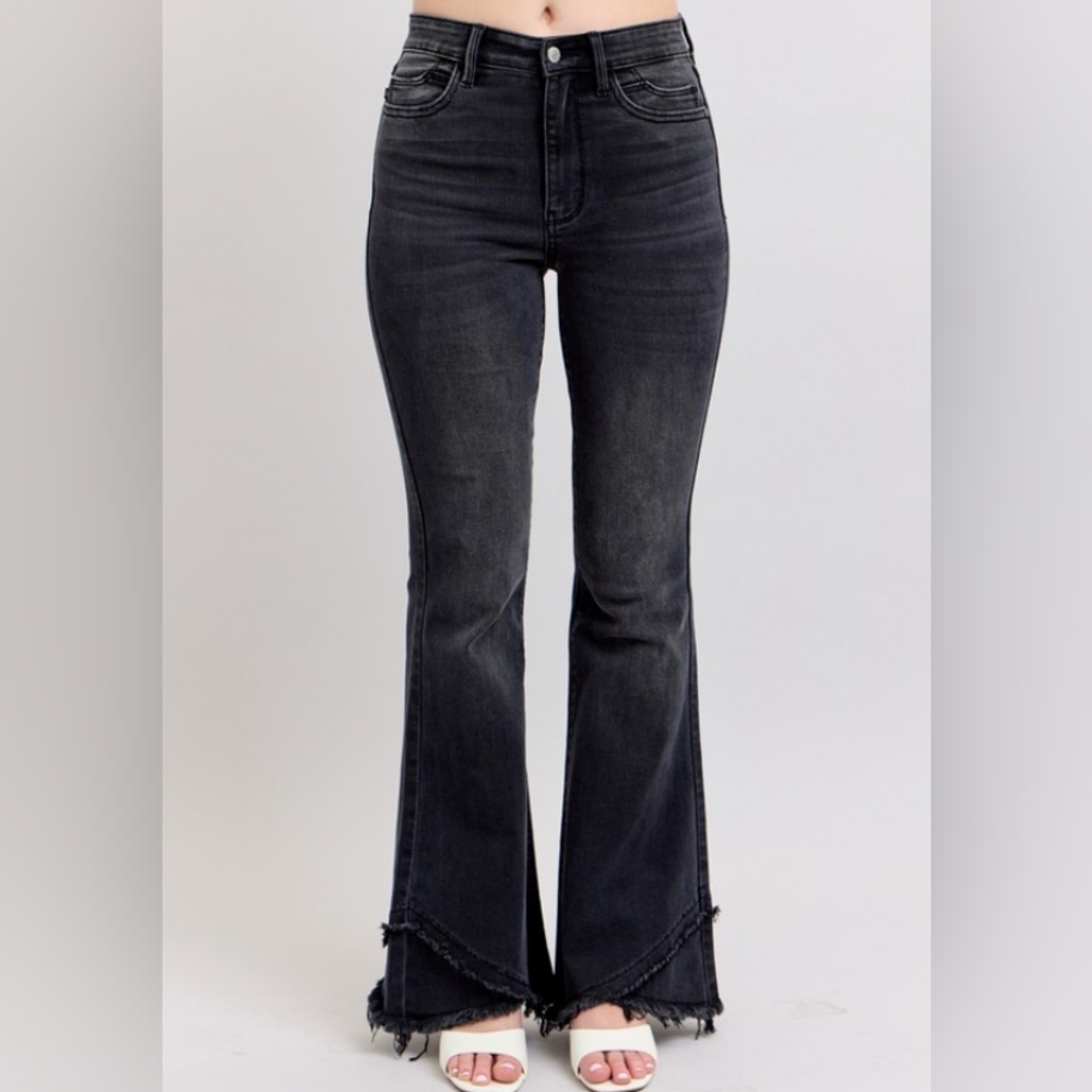 Judy Blue Black Flare Jeans